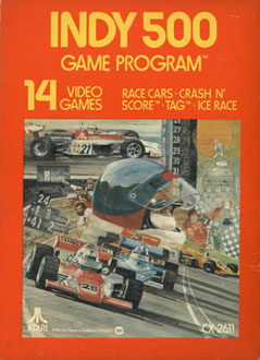 Juego online Indy 500 (Atari 2600)