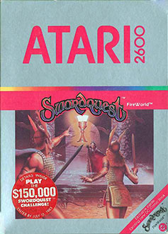 Juego online SwordQuest: FireWorld (Atari 2600)