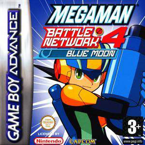 Portada de la descarga de Mega Man Battle Network 4 Blue Moon