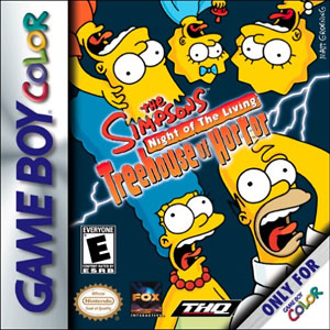 Juego online The Simpsons: Night of the Living Treehouse of Horror (GBC)