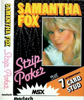 Juego online Samantha Fox Strip Poker (MSX)