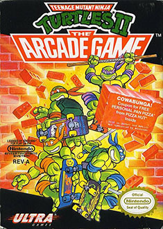 Teenage Mutant Ninja Turtles II The Arcade Game (NES)