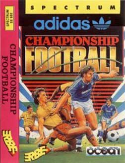 Juego online Adidas Championship Football (Spectrum)